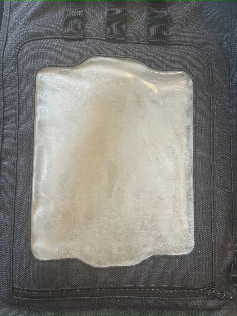 Messenger bag faulty window